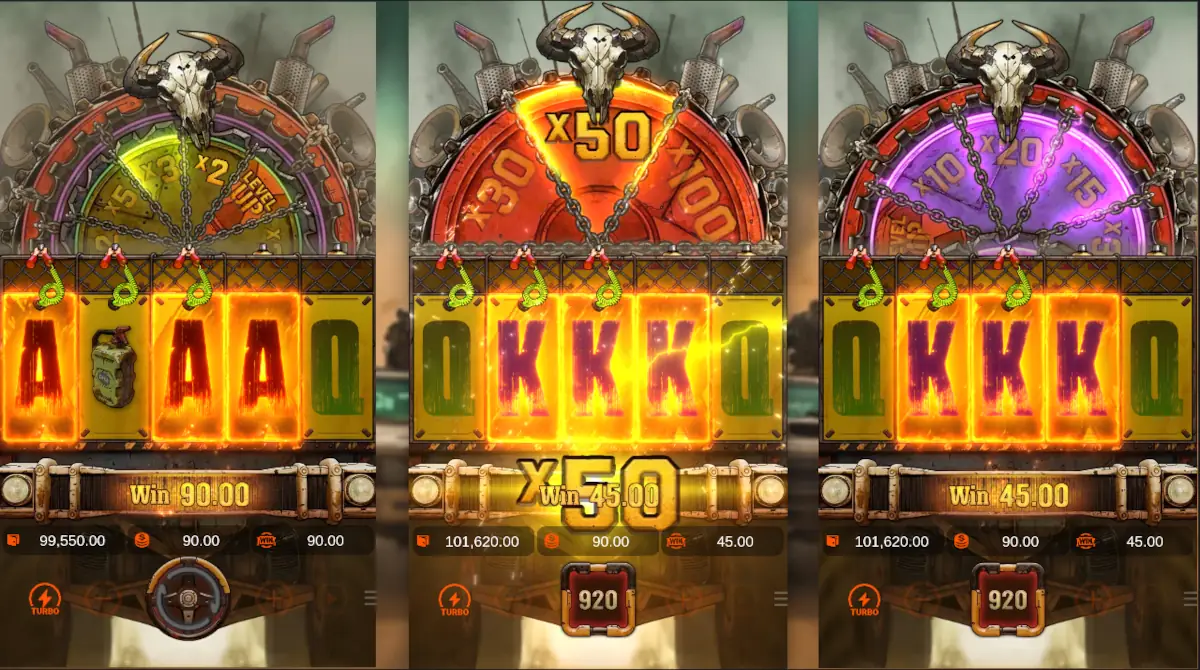 Power Clamps e rodas multiplicadoras Power Clamps e rodas multiplicadoras no Doomsday Rampage