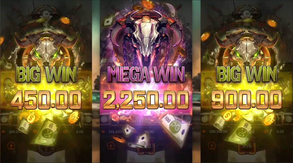 Slot Doomsday Rampage em ação Slot Doomsday Rampage em ação